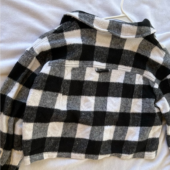 Zara Cropped Plaid Coat - Picture 8 of 8